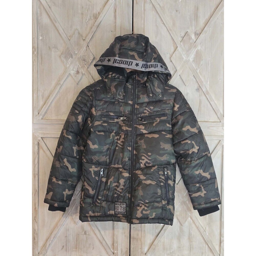 Diesel camo puffer jacket